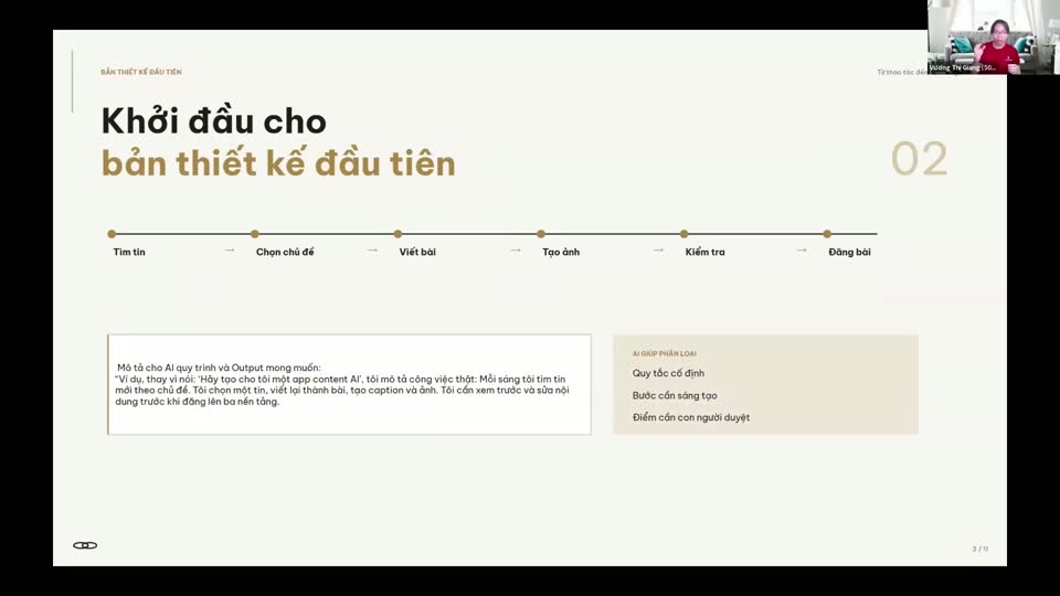 Slide khởi đầu cho bản thiết kế quy trình Claude Code AI Automation